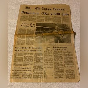 Tribune Democrat Johnstown Flood of 1977 Newspaper August 6 1977